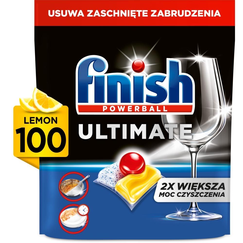 Finish Ultimate Lemon Kapsułki do mycia naczyń w zmywarce 1290 g (100 sztuk)