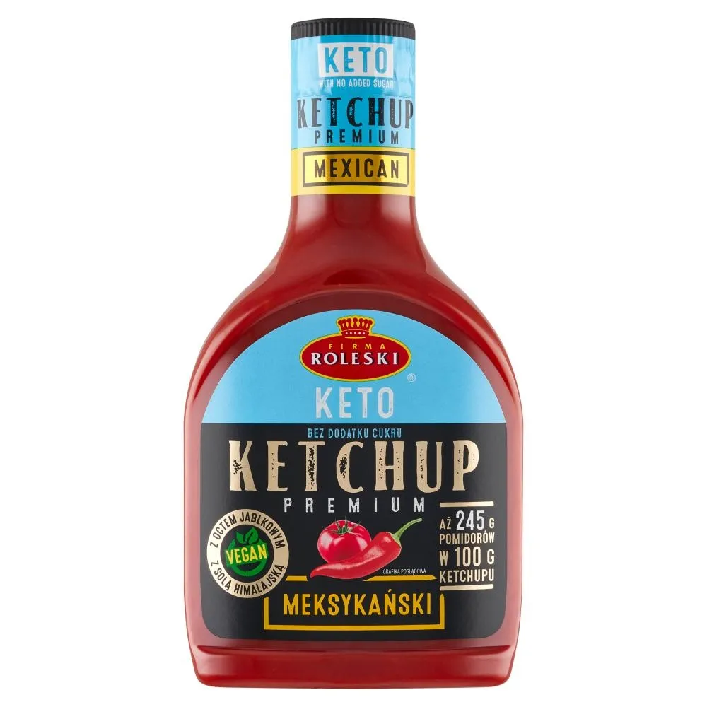 Firma Roleski Keto Ketchup premium meksykański 425 g