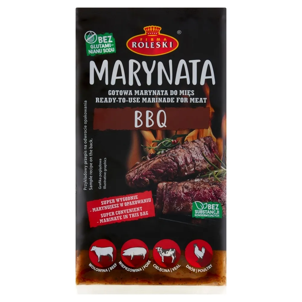 Firma Roleski Gotowa marynata do mięs BBQ 200 g