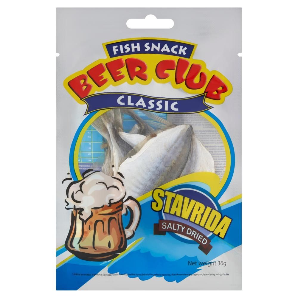 Fish Snack Beer Club Classic Ostrobok suszony 36 g