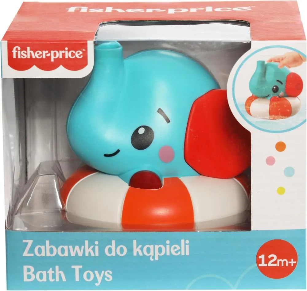 Fisher Price - Zabawka do kąpieli - Słonik do puszczania baniek