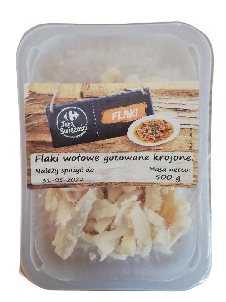 Flaki wołowe gotowane 500 g