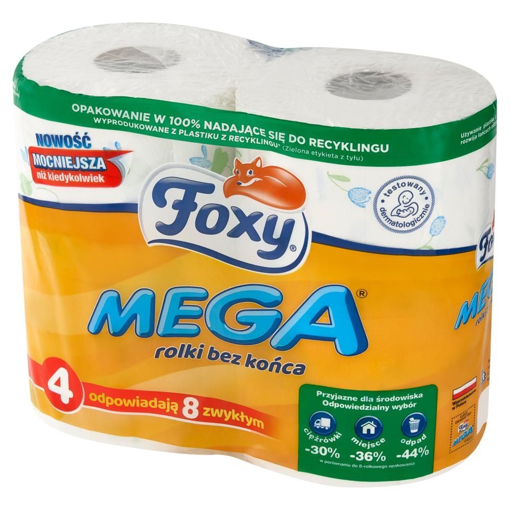 Foxy Mega Papier toaletowy 4 rolki