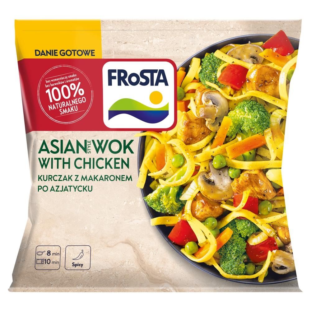 FRoSTA Asian Style Wok Kurczak z makaronem po azjatycku 450 g