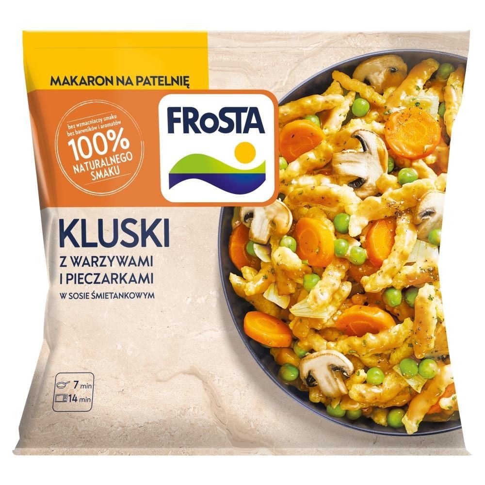 FRoSTA Kluski z warzywami i pieczarkami w sosie śmietankowym 450 g