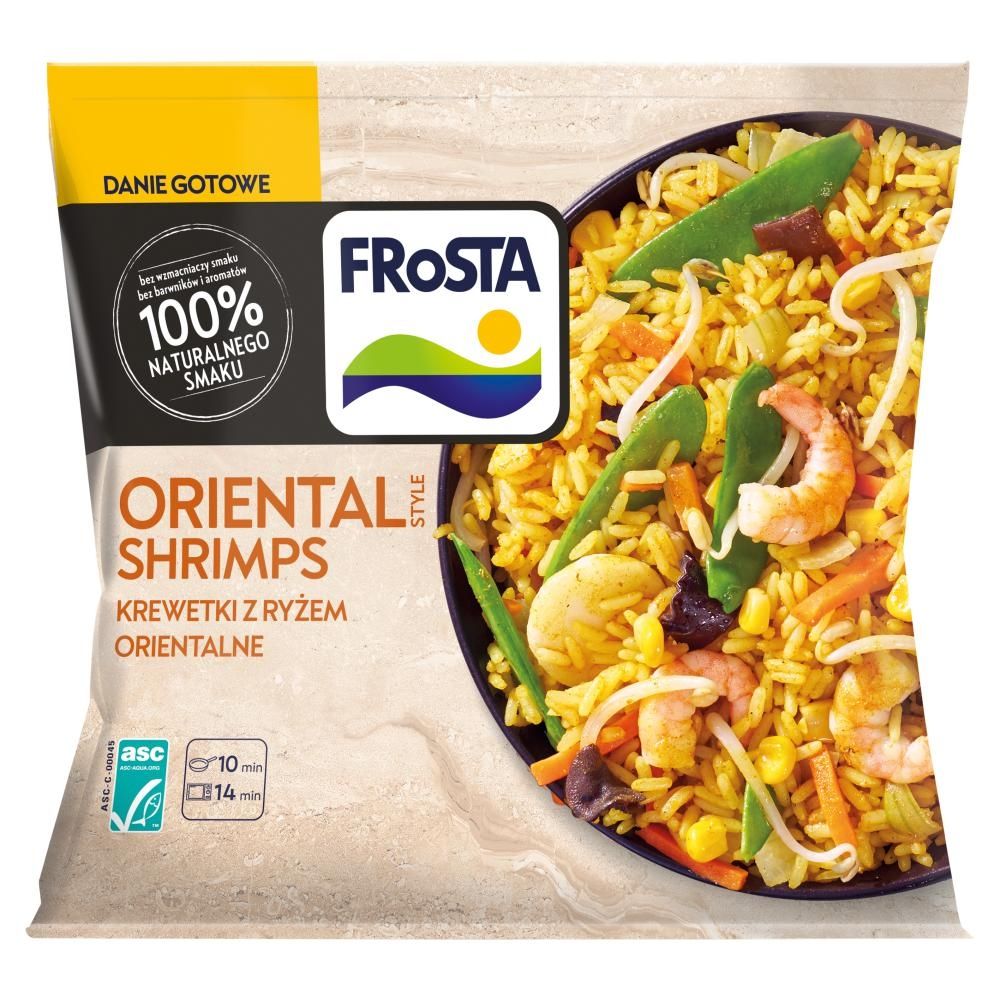 FRoSTA Oriental Style Shrimps Krewetki z ryżem orientalne 450 g