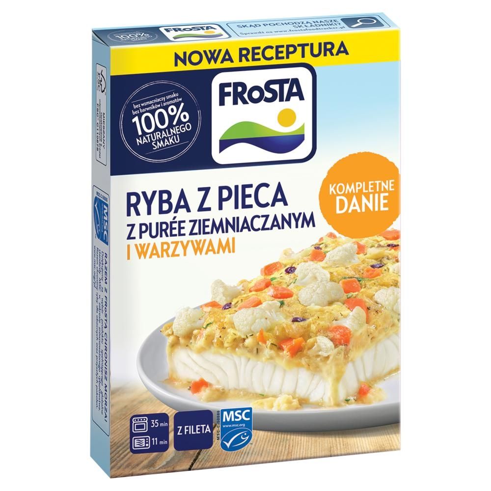 FRoSTA Ryba z pieca z purée ziemniaczanym i warzywami 375 g