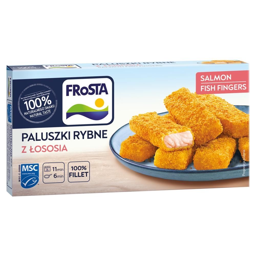 FRoSTA Złote paluszki rybne z łososia 270 g