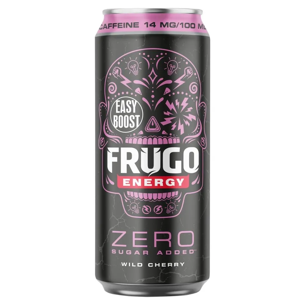 Frugo Energy Wild Cherry Gazowany napój 500 ml