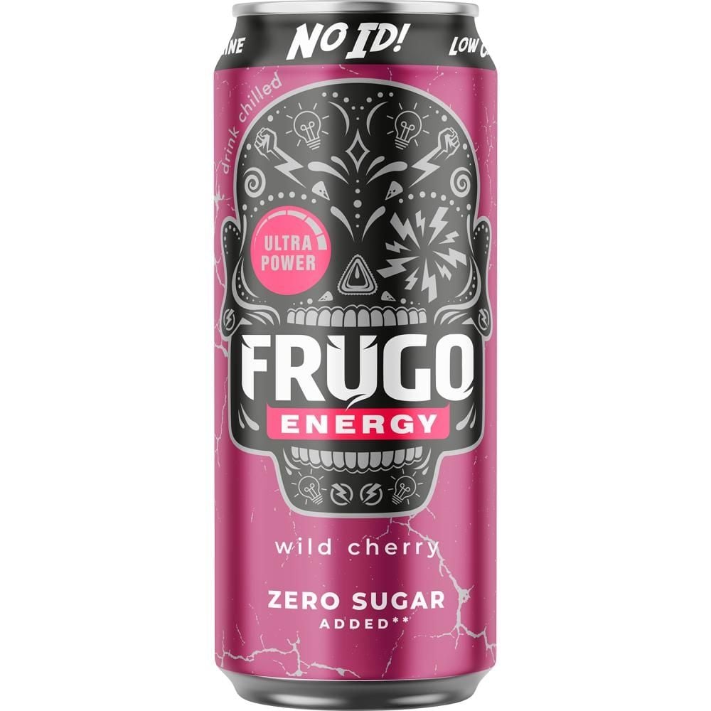 Frugo Energy Wild Cherry Gazowany napój 500 ml