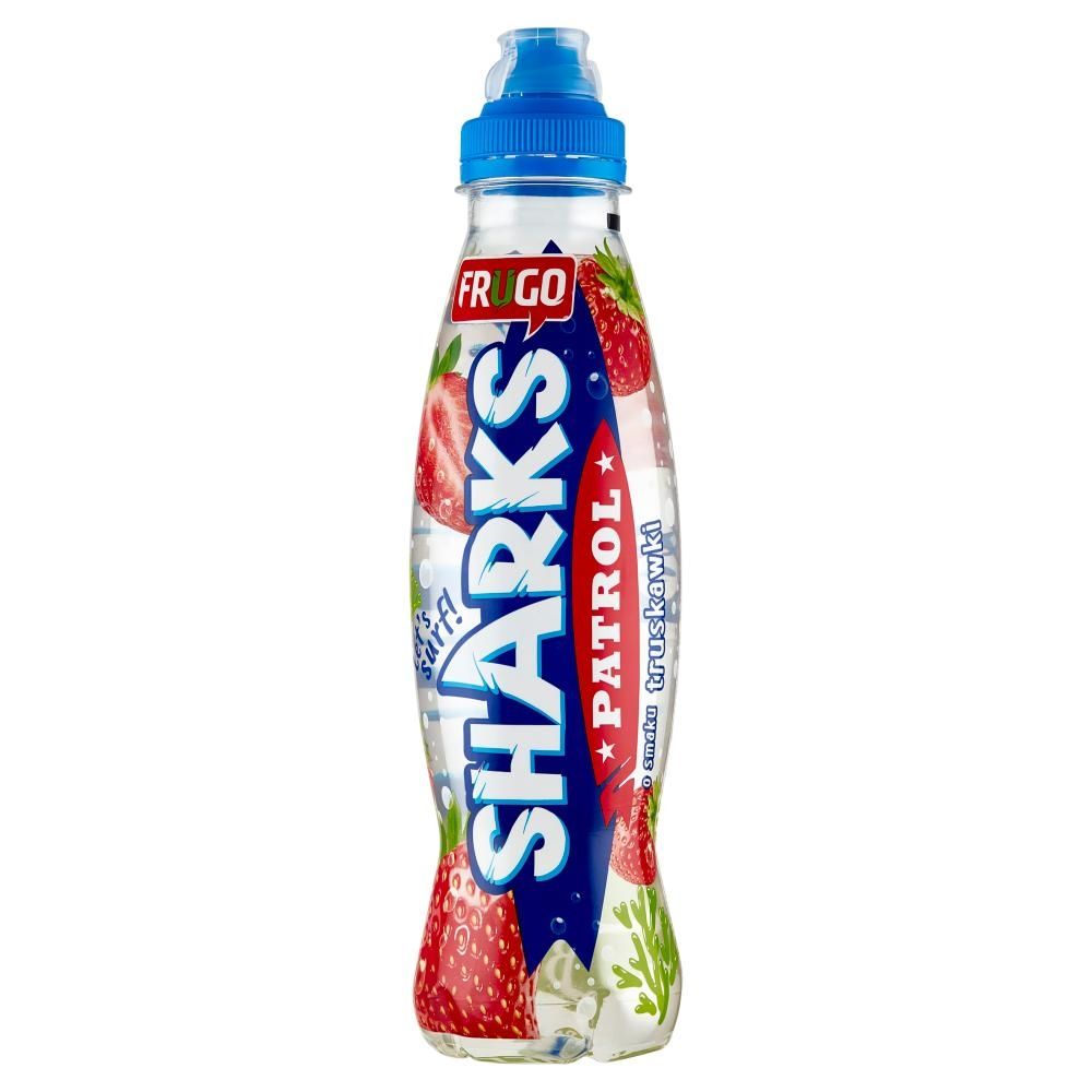 Frugo Sharks Patrol Napój niegazowany o smaku truskawki 500 ml