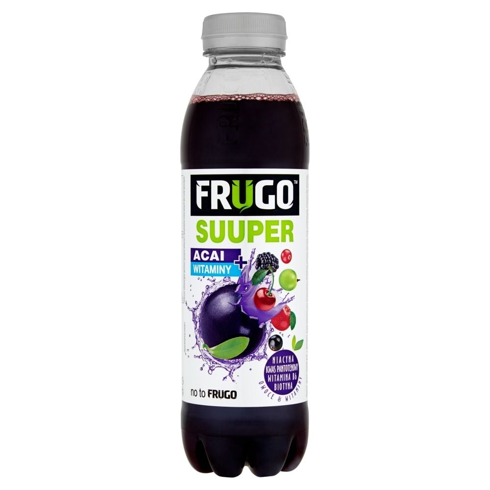 Frugo Suuper Acai + witaminy Napój wieloowocowy niegazowany 500 ml