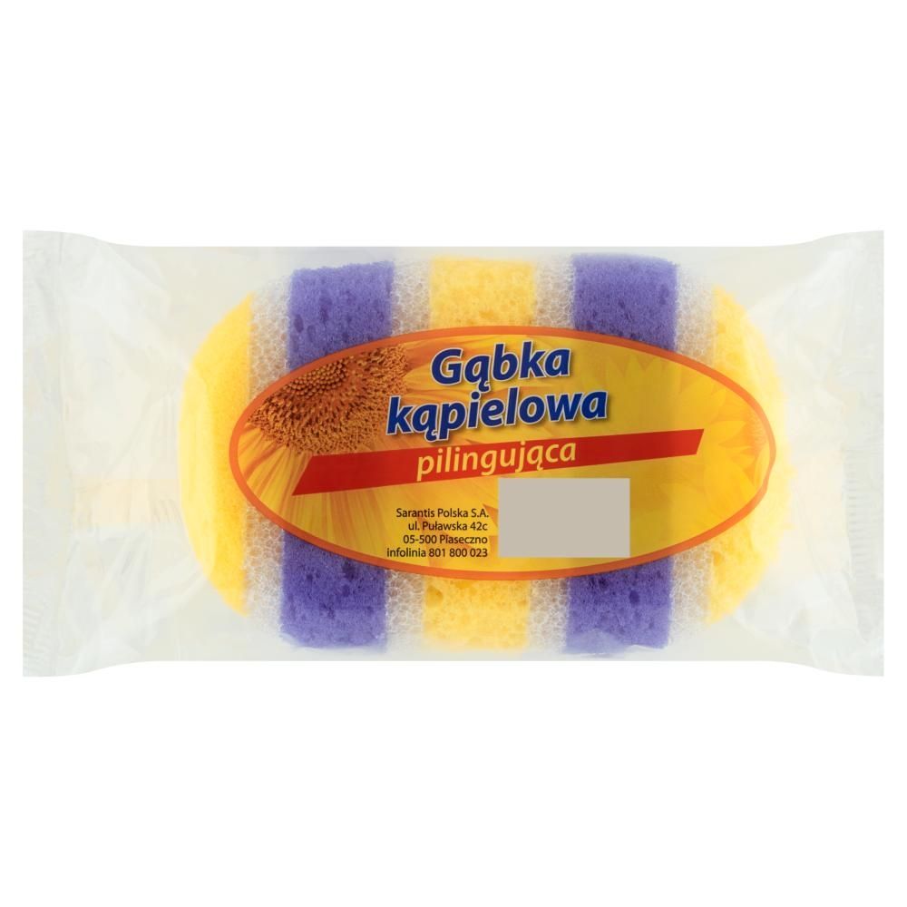 Gąbka kąpielowa pilingująca