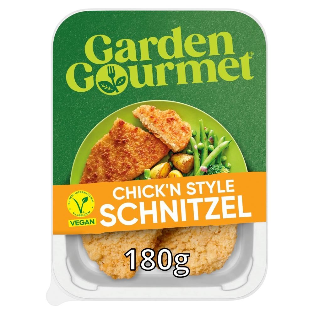 Garden Gourmet Chick'n Style Schnitzel Wegański produkt na bazie białka sojowego 180 g