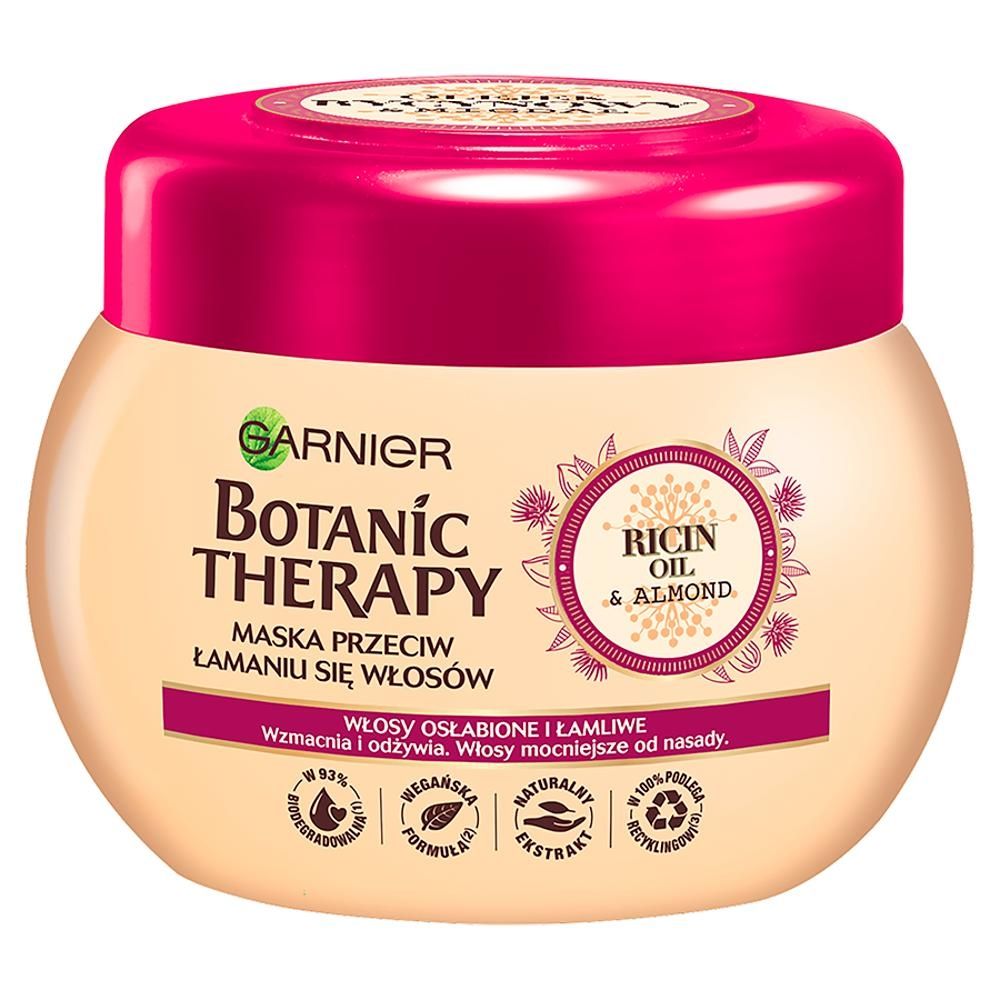 Garnier Botanic Therapy Ricin Oil & Almond Maska przeciw łamaniu się włosów 300 ml