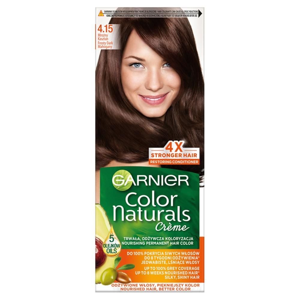 Garnier Color Naturals Crème Farba do włosów 4.15 mroźny kasztan