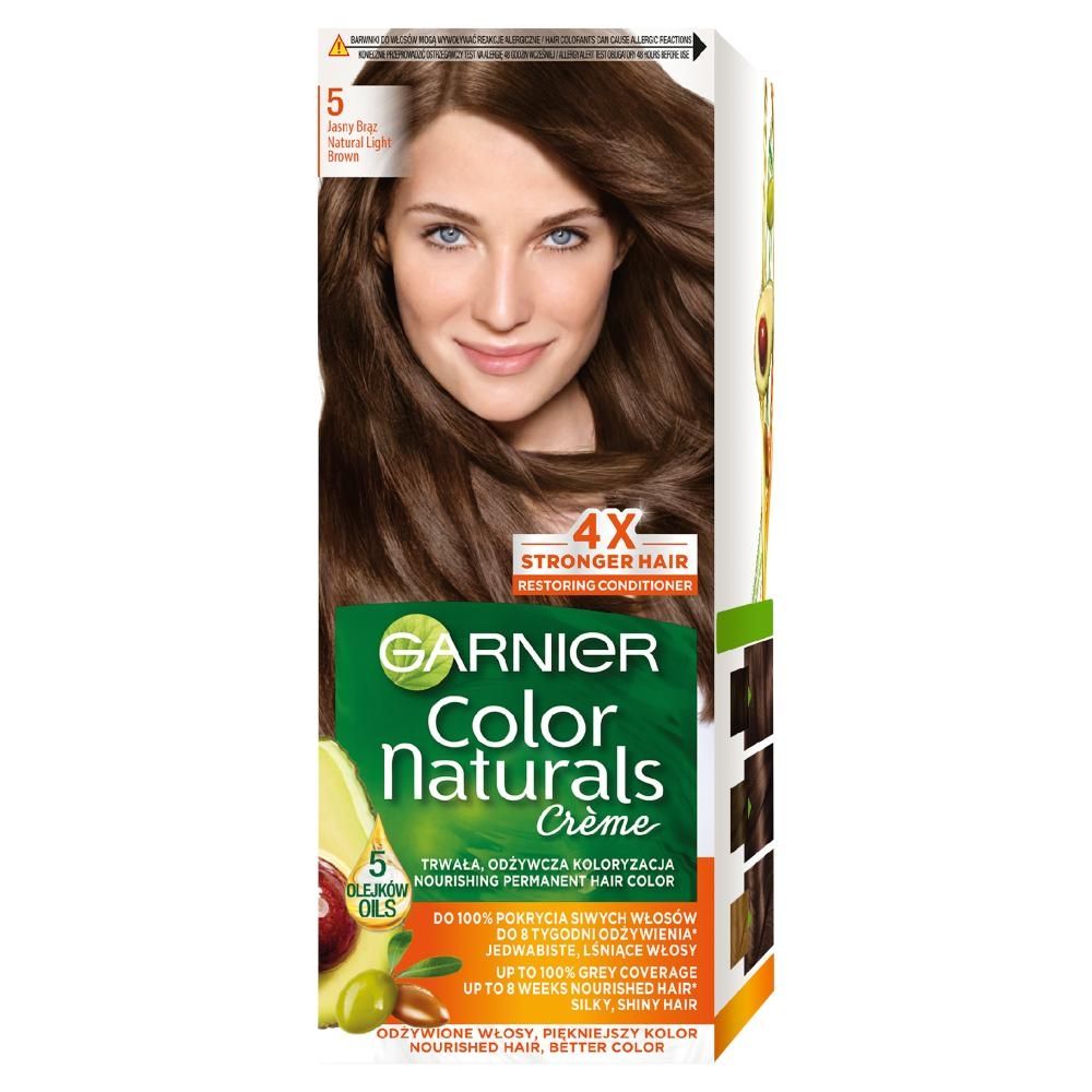 Garnier Color Naturals Crème Farba do włosów 5 jasny brąz