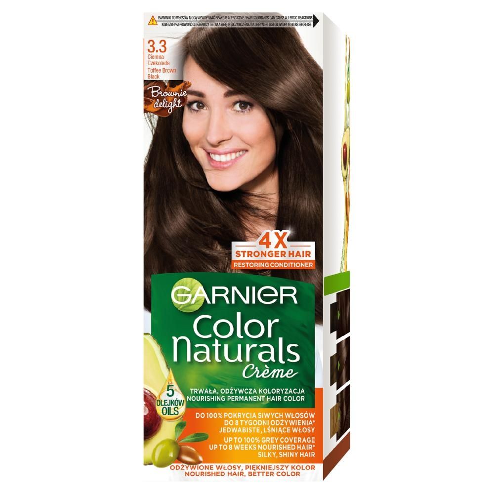 Garnier Color Naturals Crème Farba do włosów ciemna czekolada 3.3