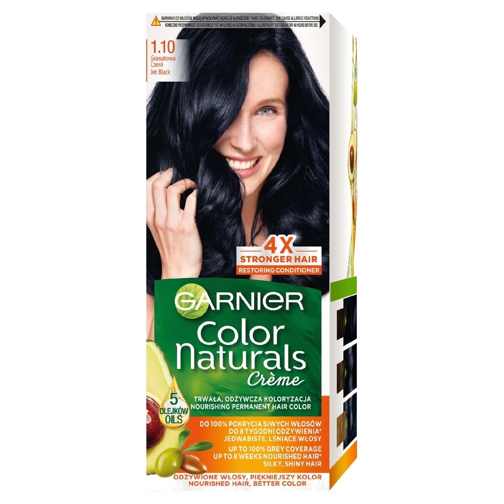 Garnier Color Naturals Crème Farba do włosów granatowa czerń 1.10