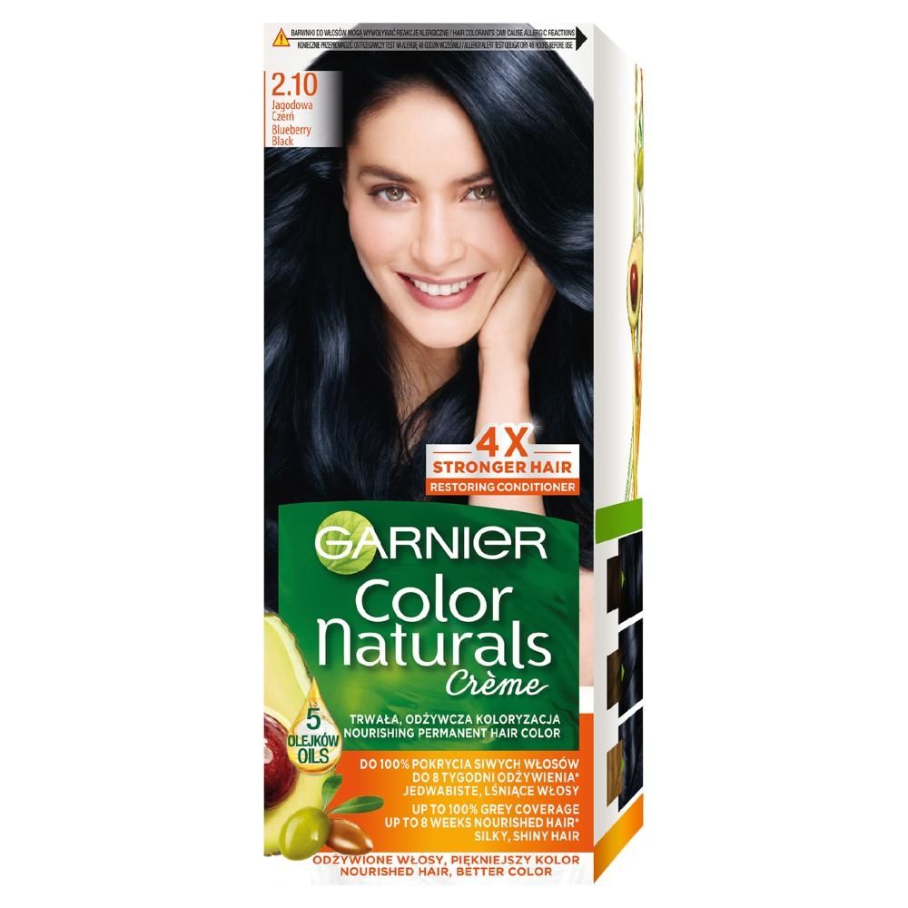 Garnier Color Naturals Crème Farba do włosów jagodowa czerń 2.10