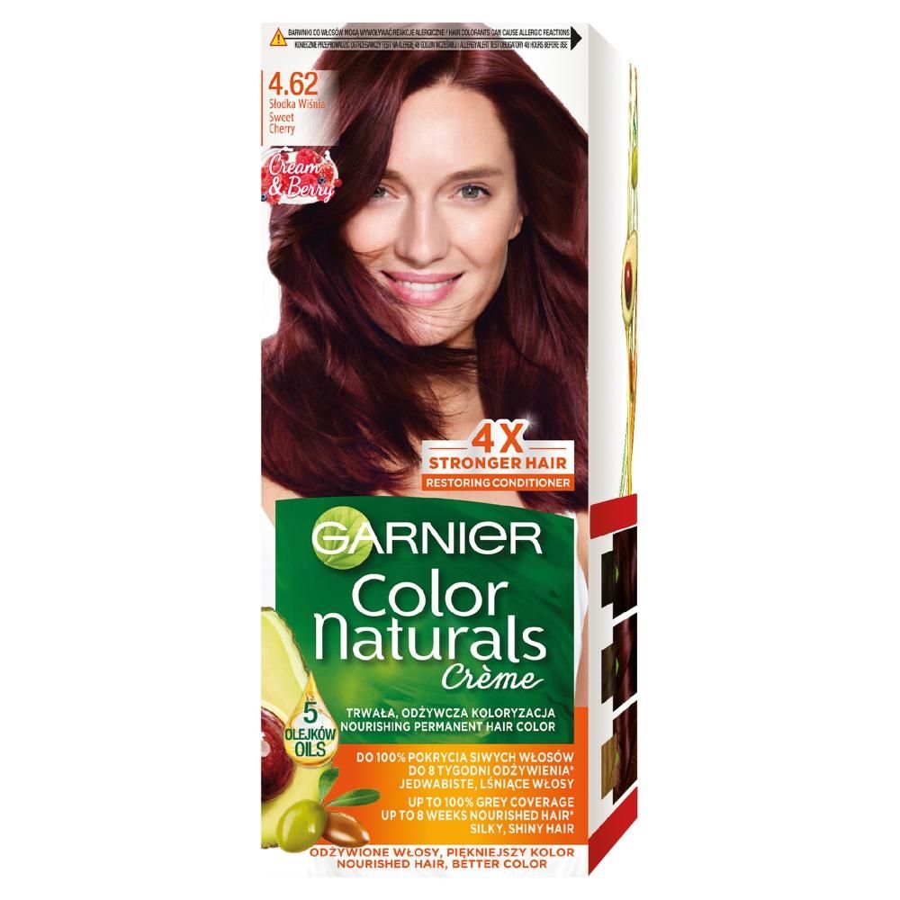 Garnier Color Naturals Crème Farba do włosów słodka wiśnia 4.62