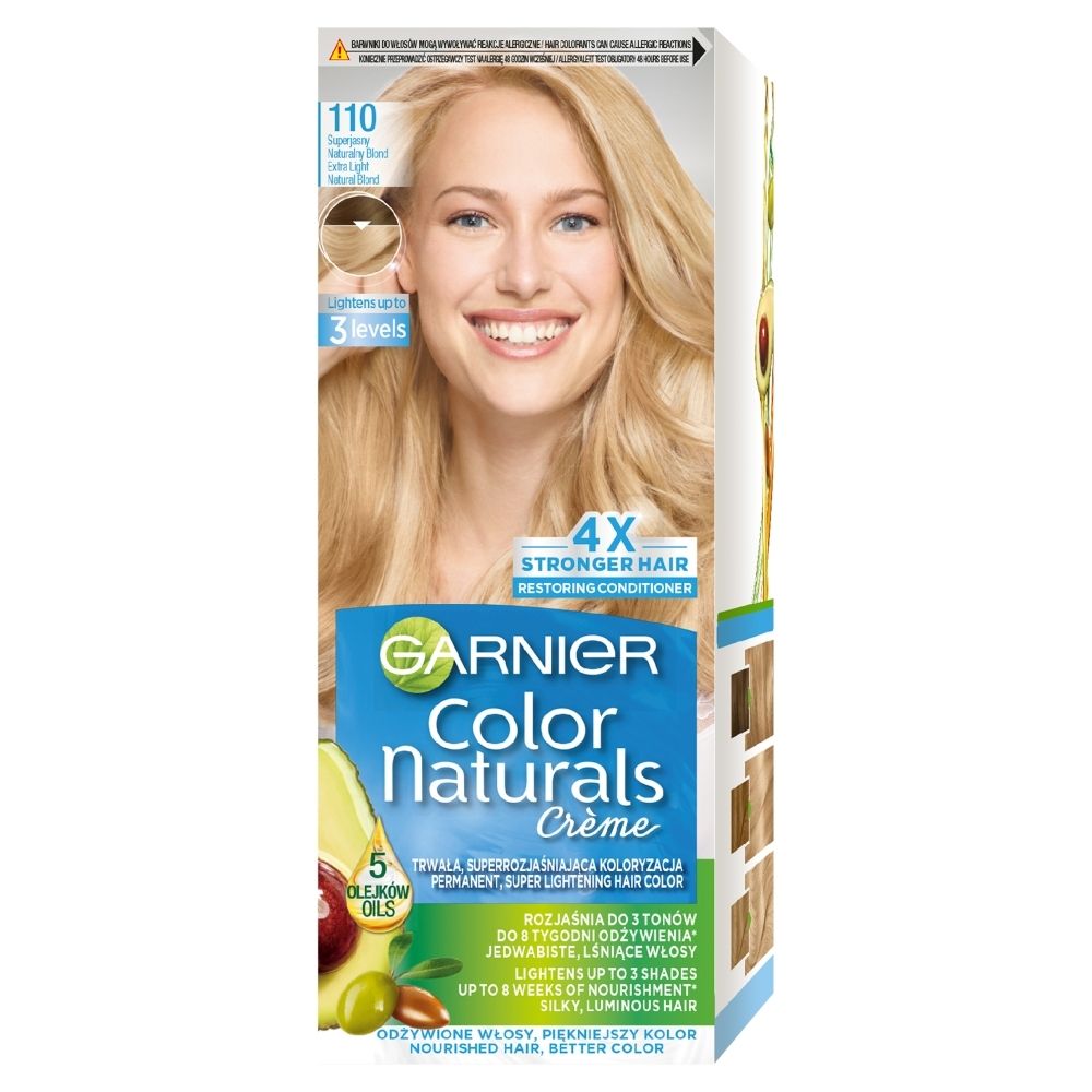 Garnier Color Naturals Crème Farba do włosów superjasny naturalny blond 110