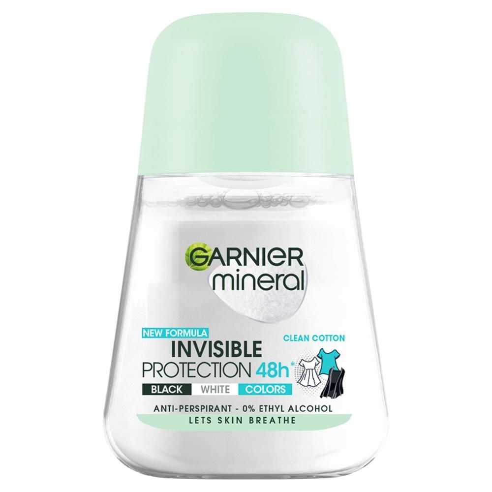 Garnier Mineral Invisible Clean Cotton Antyperspirant 50 ml