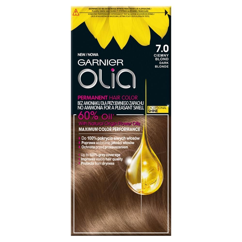 Garnier Olia Farba do włosów ciemny blond 7.0