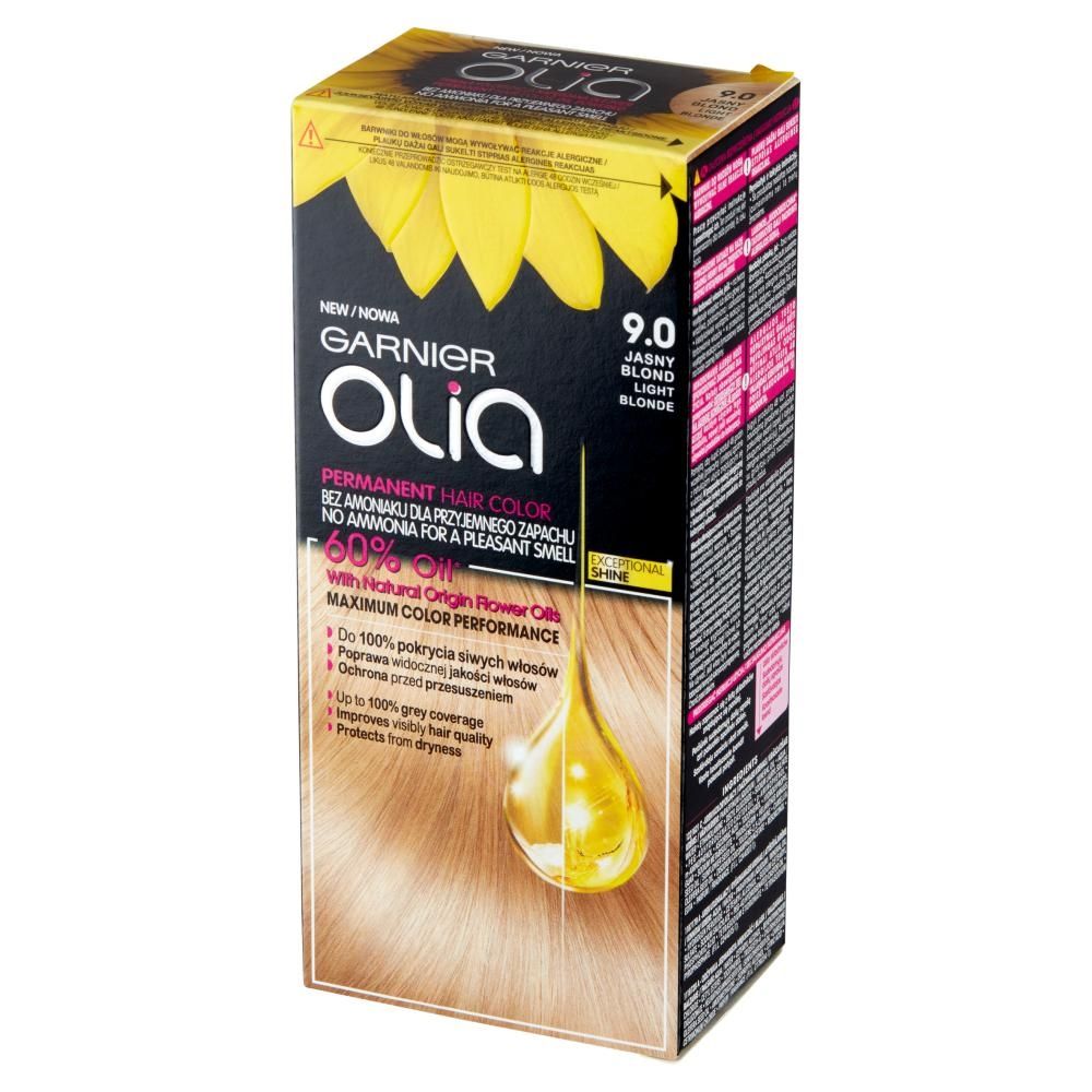 Garnier Olia Farba do włosów jasny blond 9.0