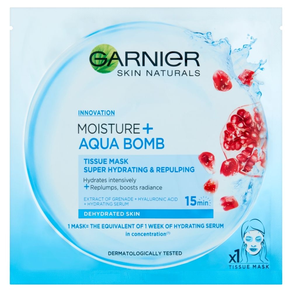 Garnier Skin Naturals Mousture + Aqua Bomb Maska kompres 32 g