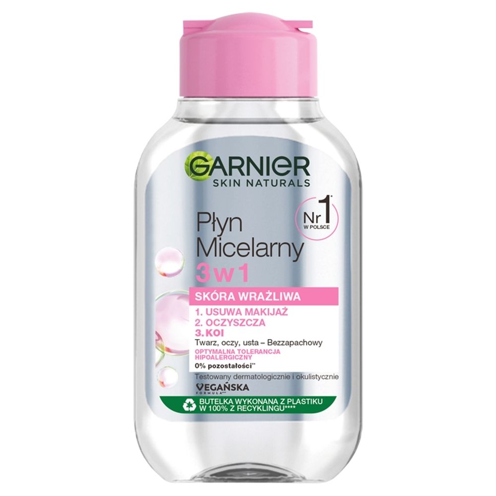 Garnier Skin Naturals Płyn micelarny 3w1 100 ml