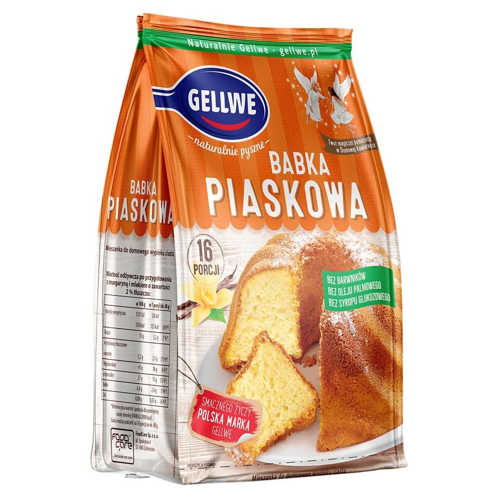 Gellwe Babka piaskowa mieszanka do domowego wypieku 375 g