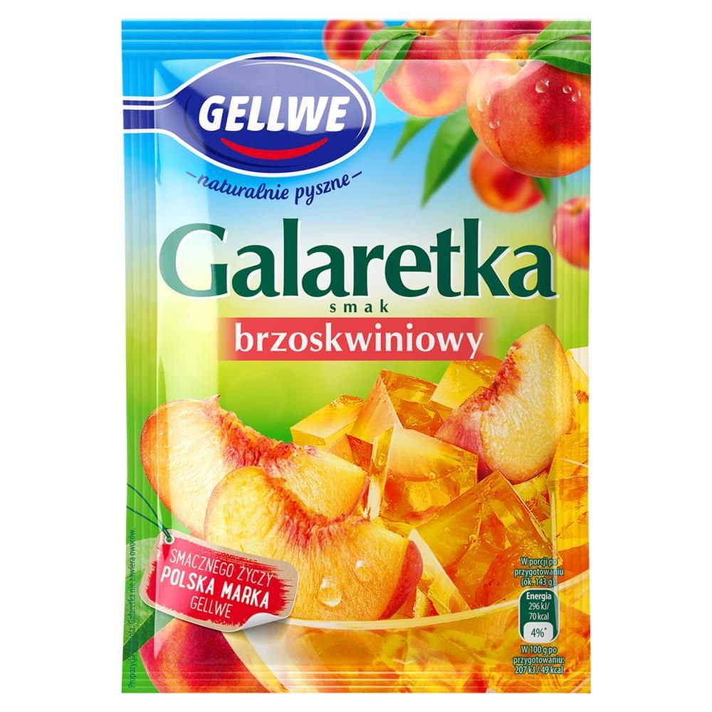 Gellwe Galaretka smak brzoskwiniowy 72 g