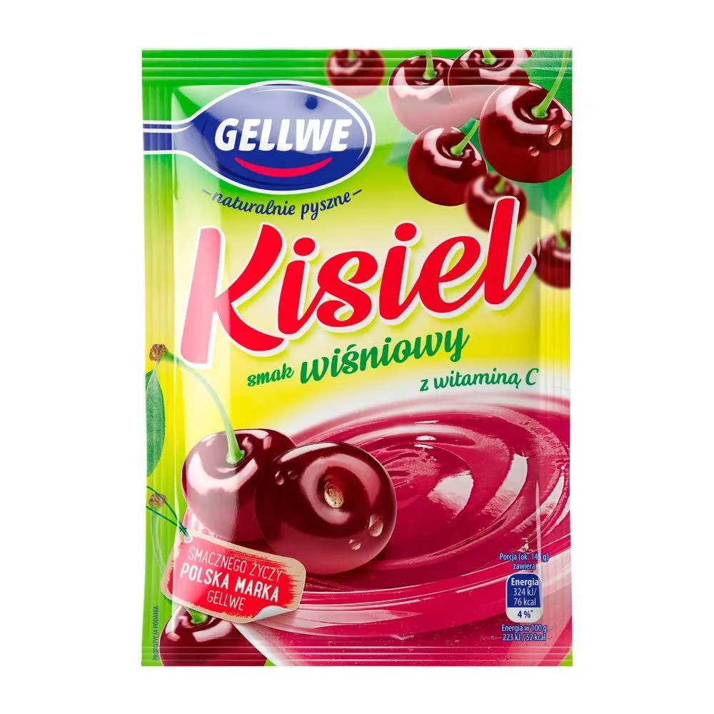 Gellwe Kisiel smak wiśniowy 38 g