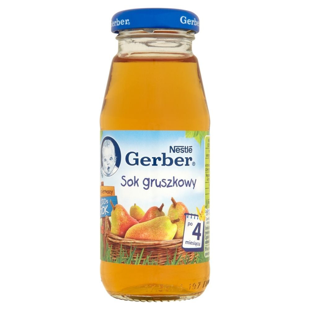 Gerber Mój pierwszy 100% Sok gruszkowy po 4 miesiącu 175 ml