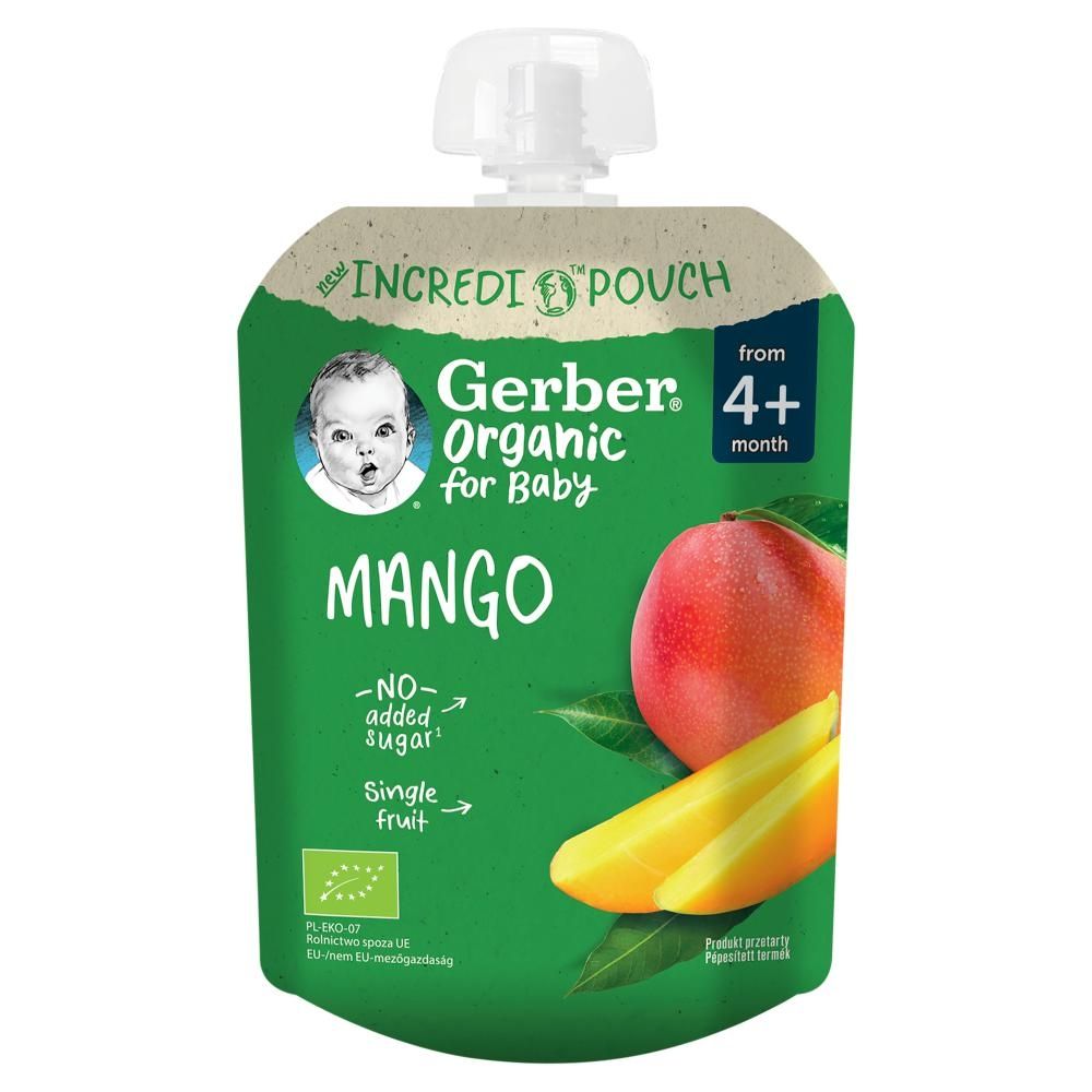 Gerber Organic Mango Deserek po 4. miesiącu 80 g