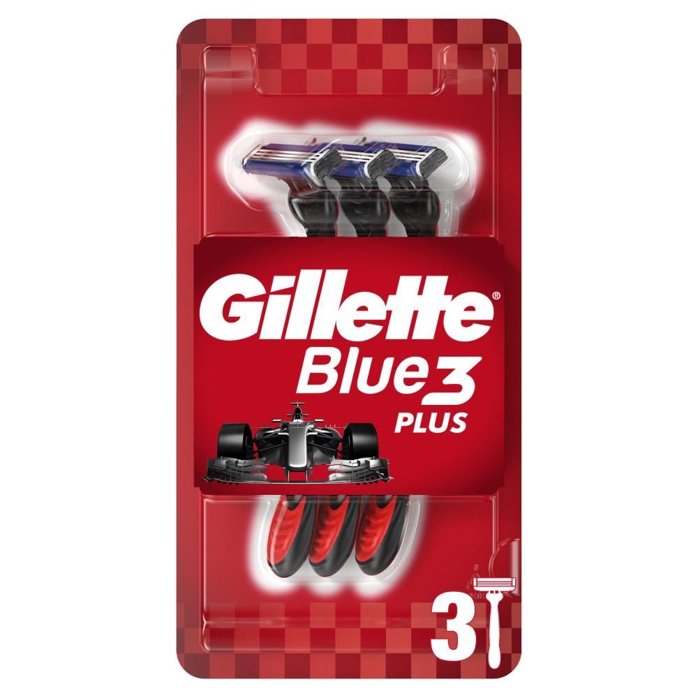 Gillette Blue3 Jednorazowa maszynka do golenia dla mężczyzn, 3 sztuk