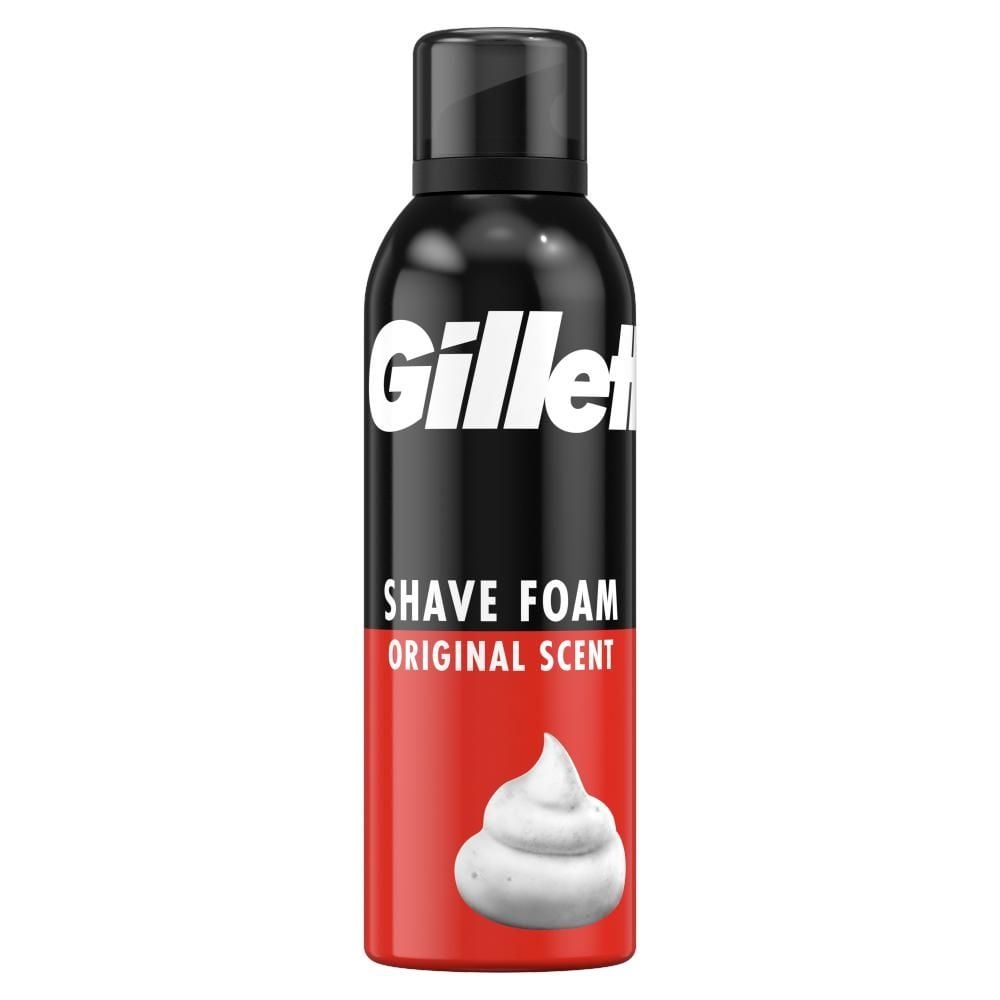 Gillette Classic Pianka do golenia o zapachu Original, szybkie i łatwe golenie, 200 ml