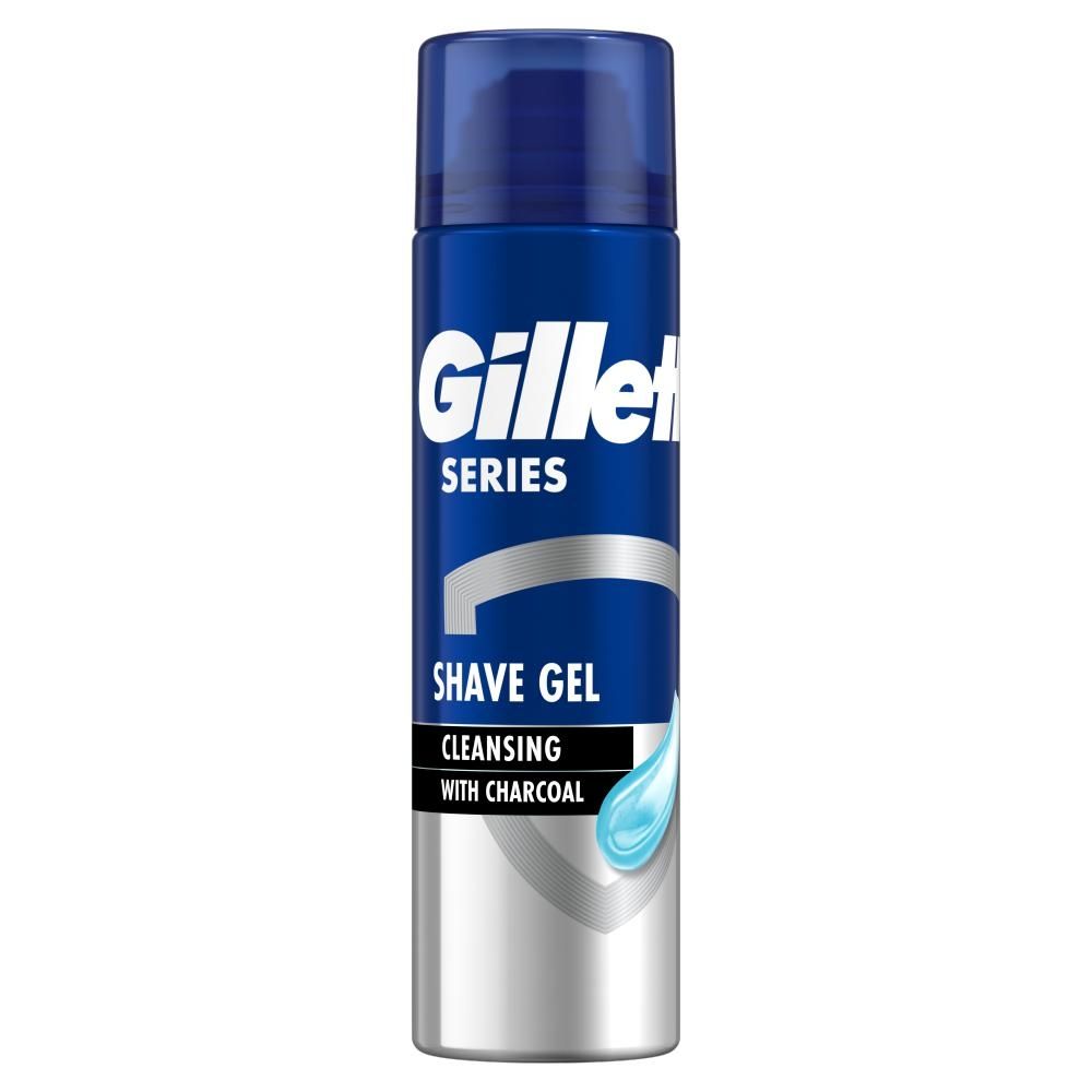 Gillette Series Oczyszczający żel do golenia z węglem aktywnym, 200 ml