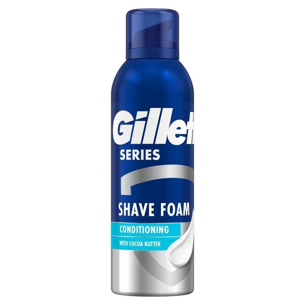 Gillette Series Odżywcza pianka do golenia z masłem kakaowym, 200 ml