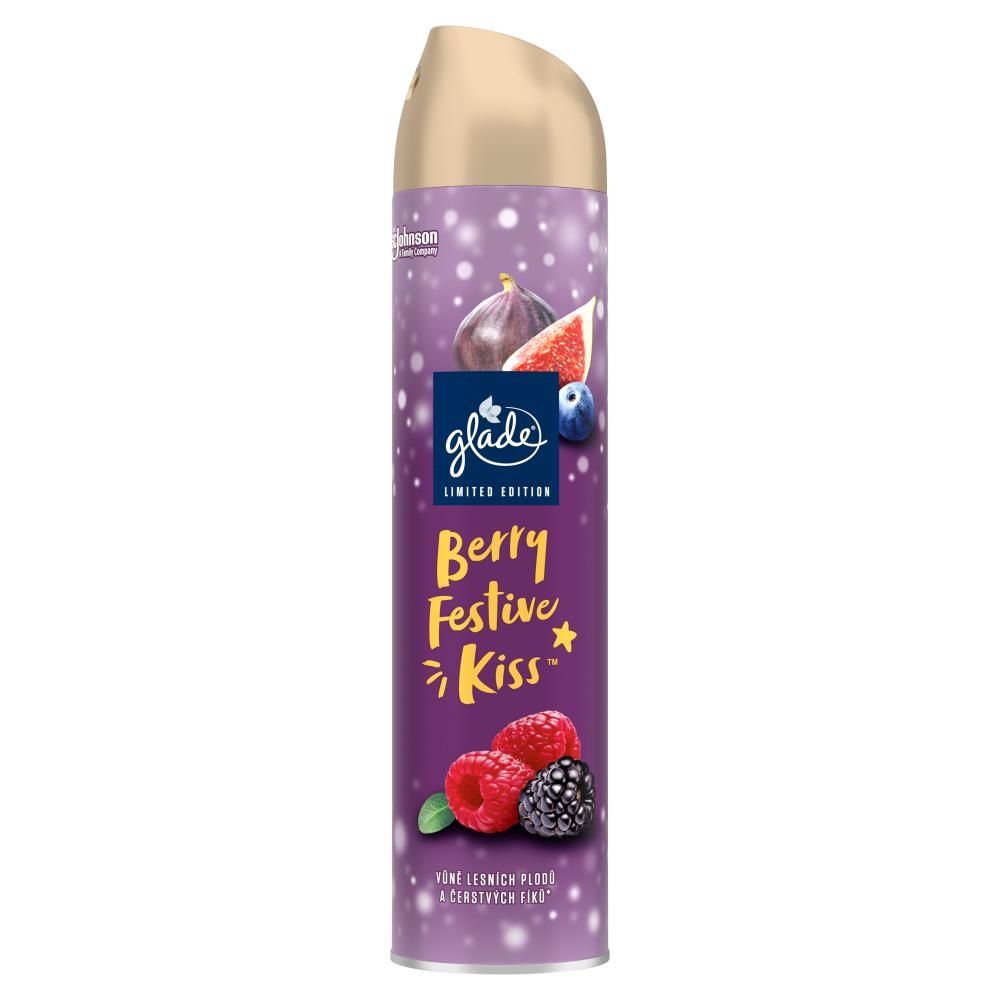 Glade Berry Festive Kiss Odświeżacz powietrza w aerozolu 300 ml