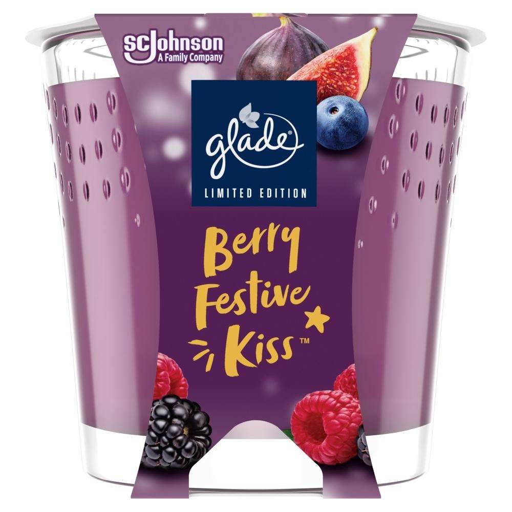 Glade Berry Festive Kiss Świeca zapachowa 112 g