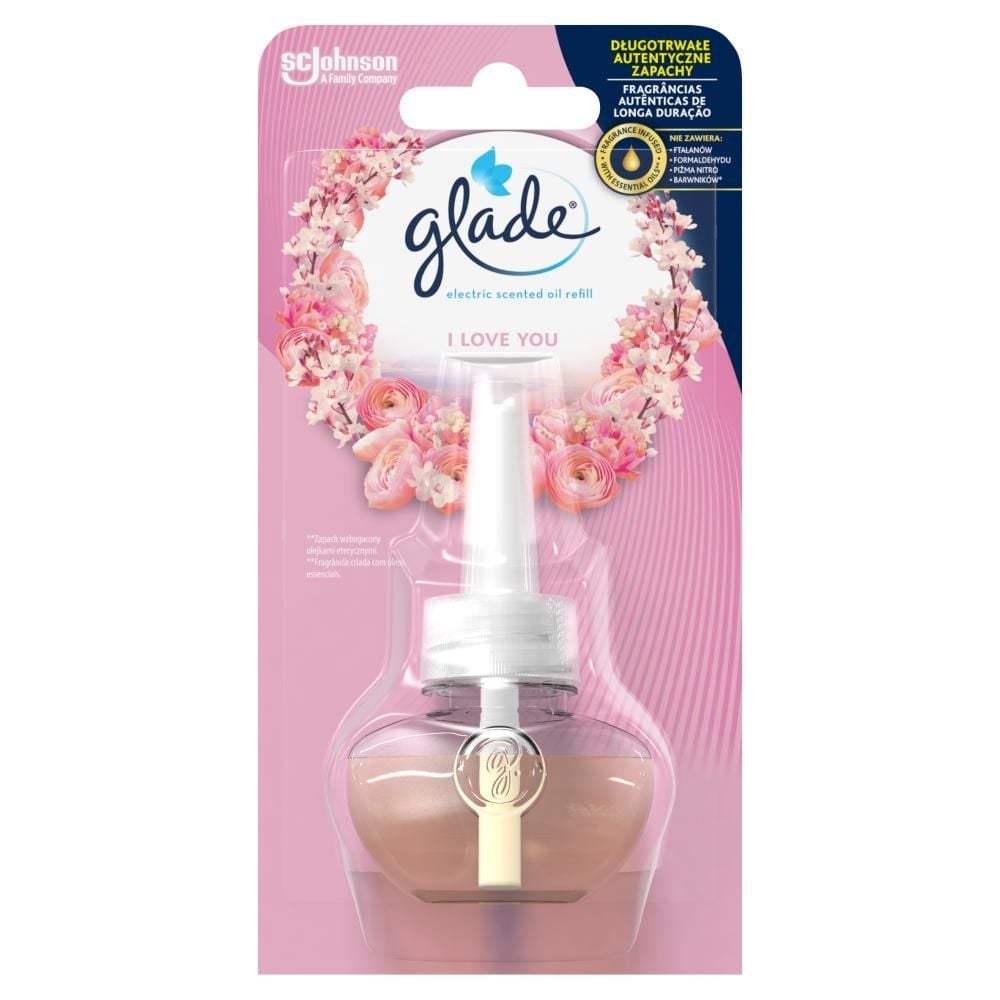 Glade I Love You Zapas do elektrycznego odświeżacza powietrza 20 ml