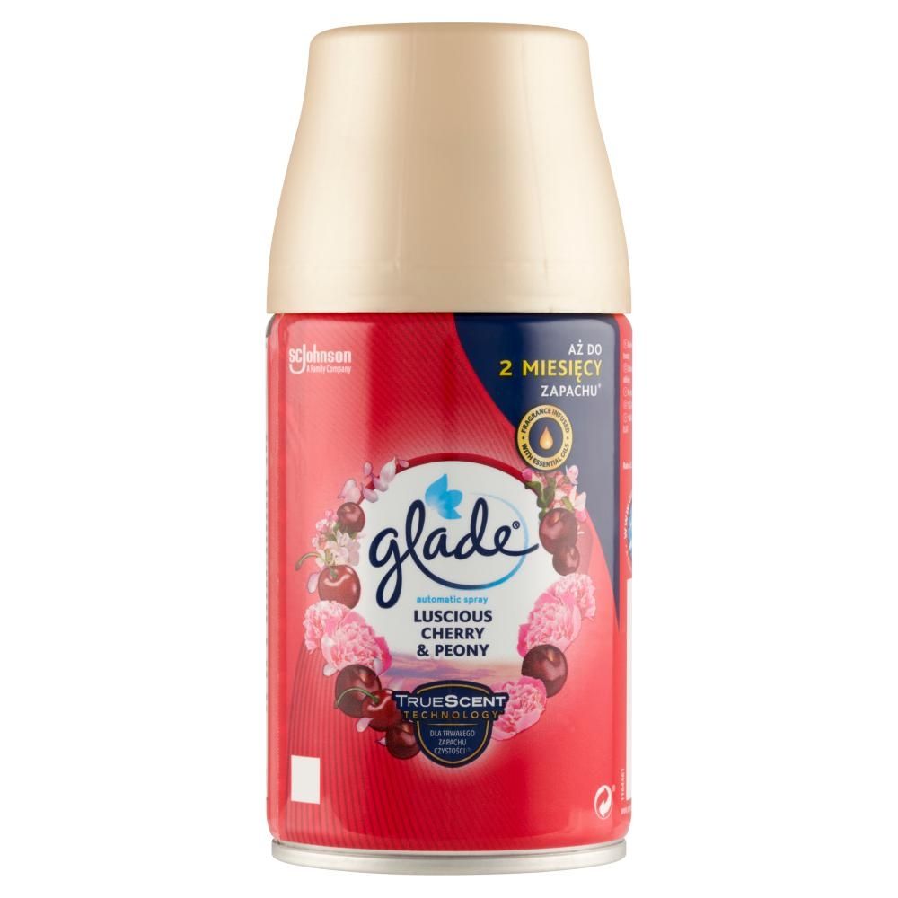 Glade Luscious Cherry & Peony Zapas do automatycznego odświeżacza powietrza 269 ml