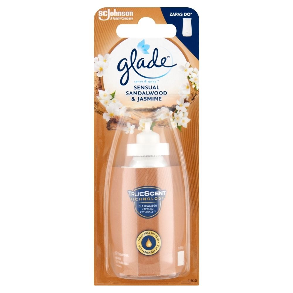 Glade Sense Spray Sensual Sandalwood Jasmine Zapas Do