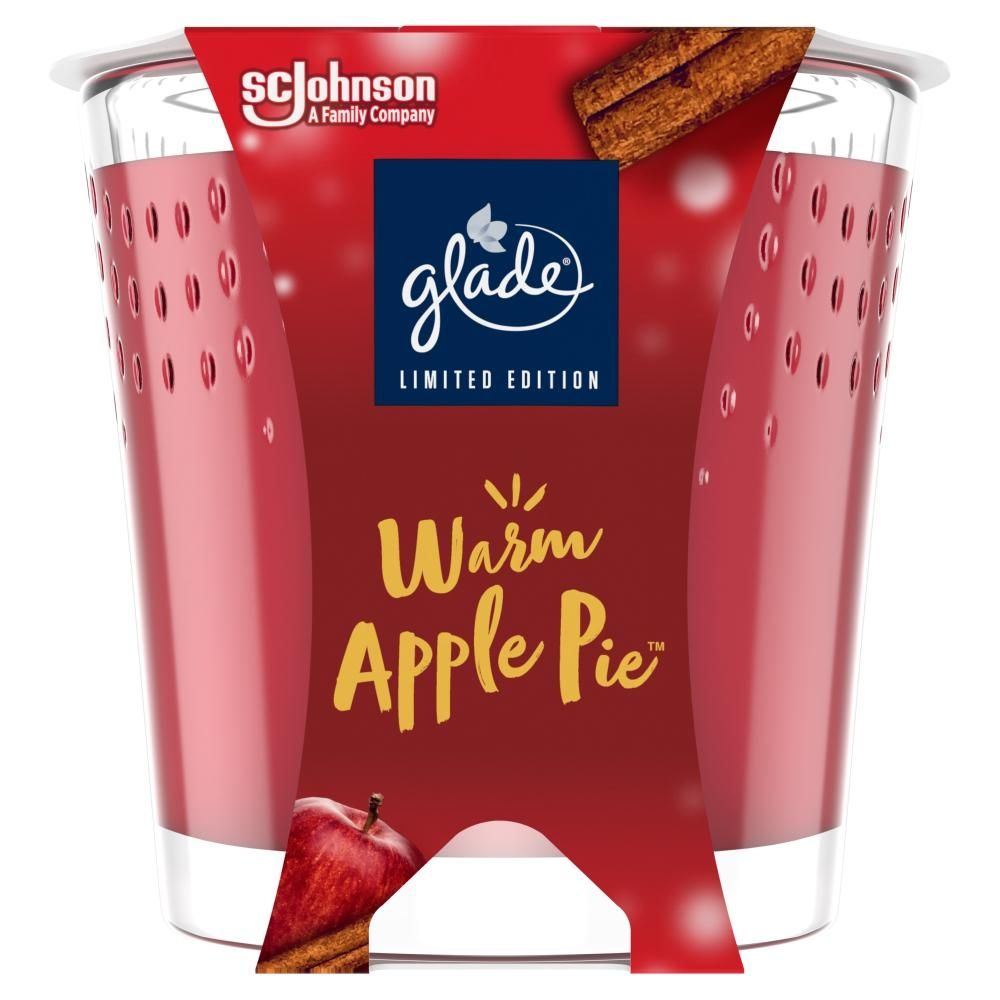 Glade Warm Apple Pie Świeca zapachowa 112 g