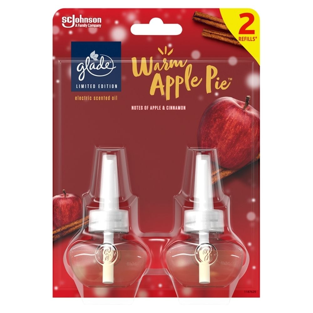 Glade Warm Apple Pie Zapas do elektrycznego odświeżacza powietrza 40 ml (2 x 20 ml)