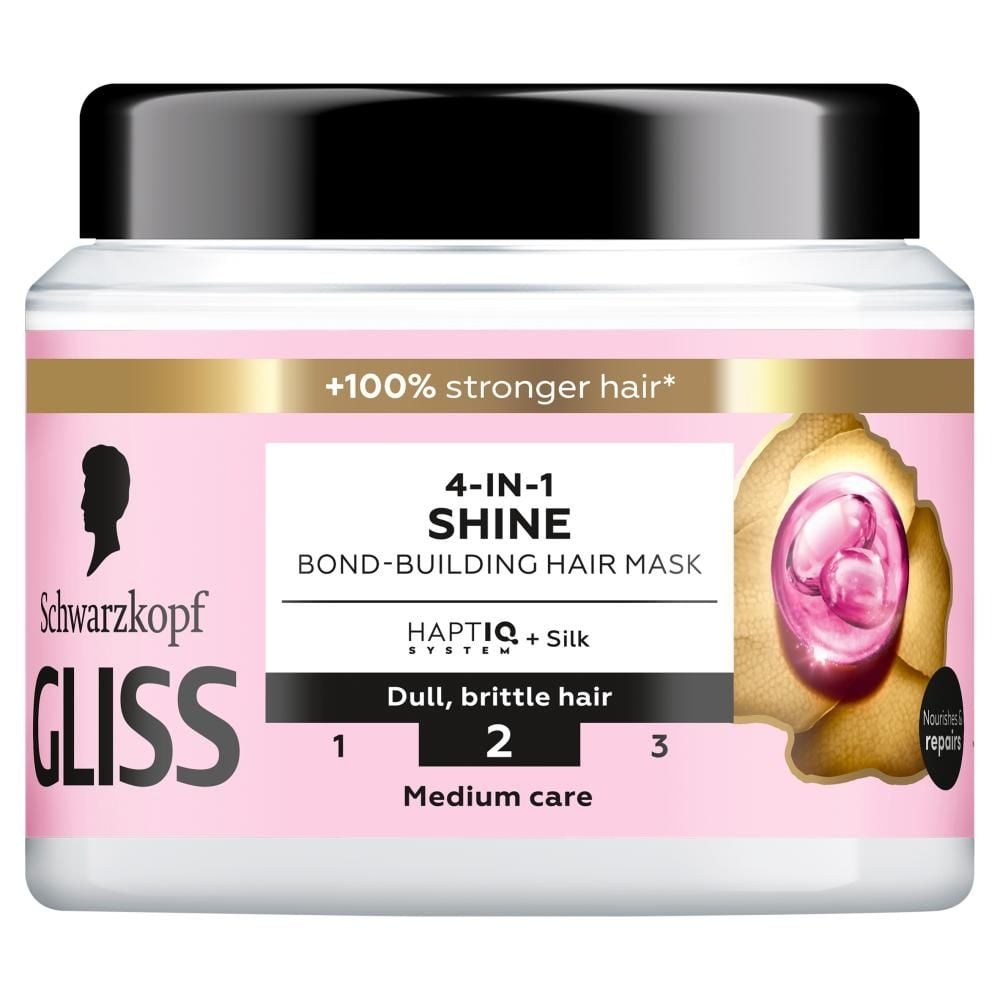 Gliss 4-in-1 Shine Maska nadająca blasku 400 ml