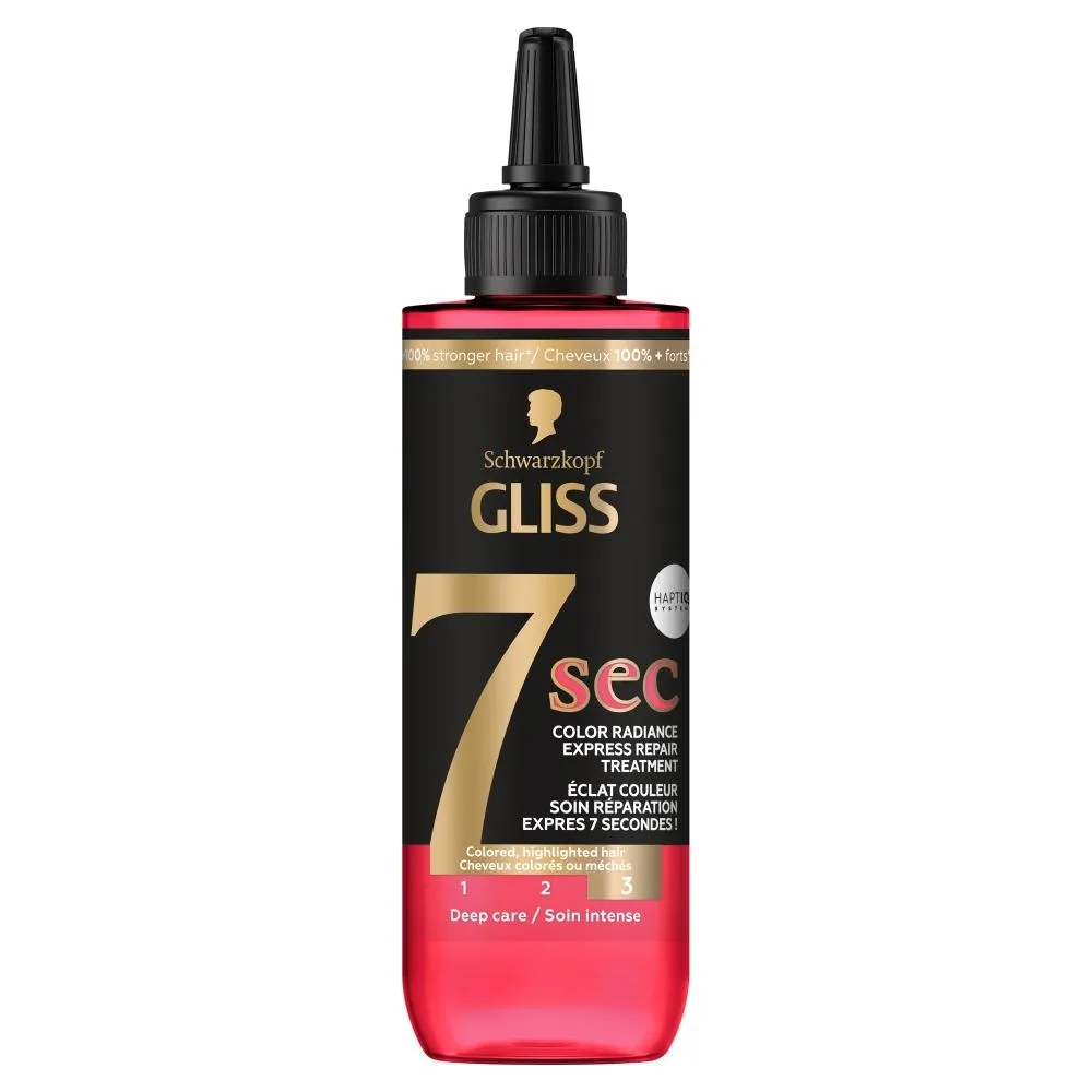 Gliss 7sec Color Radiance Express Repair Zmywalna kuracja do włosów 200 ml