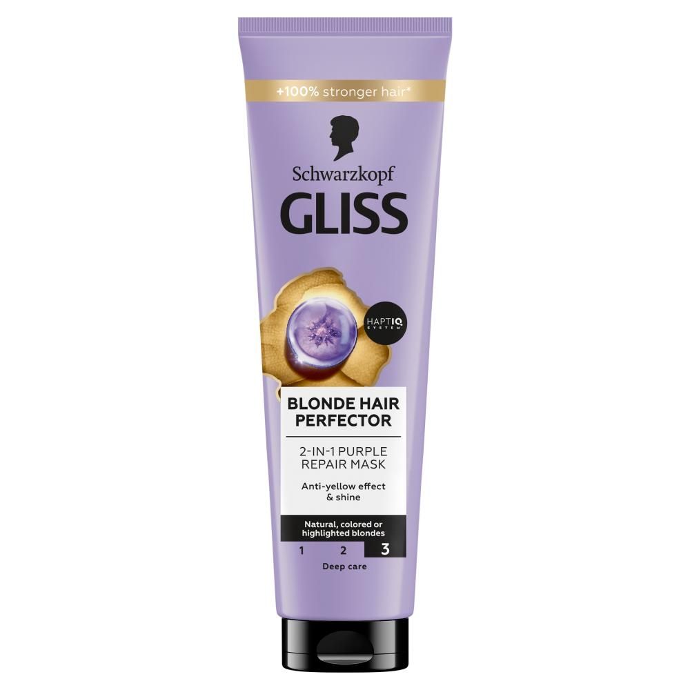 Gliss Blonde Hair Perfector Fioletowa maska 2w1 150 ml